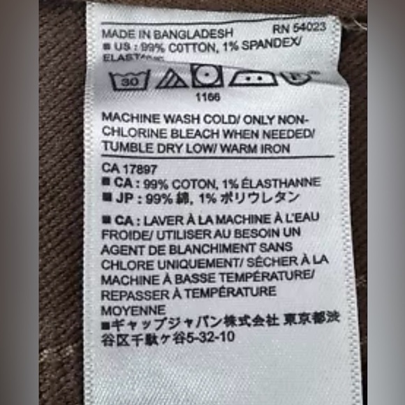 Banana Republic Chinos‎ Mens 30x29 Tobacco Travel Jean Slim Fit Stretch Preppy - Picture 4 of 8